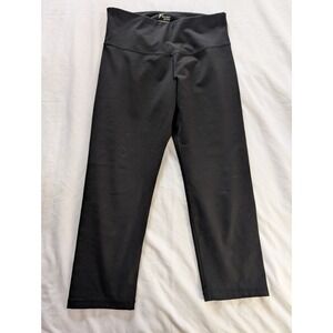 Old Navy Women's Large Polyester/Spandex Black Athletic Leggings Full Length